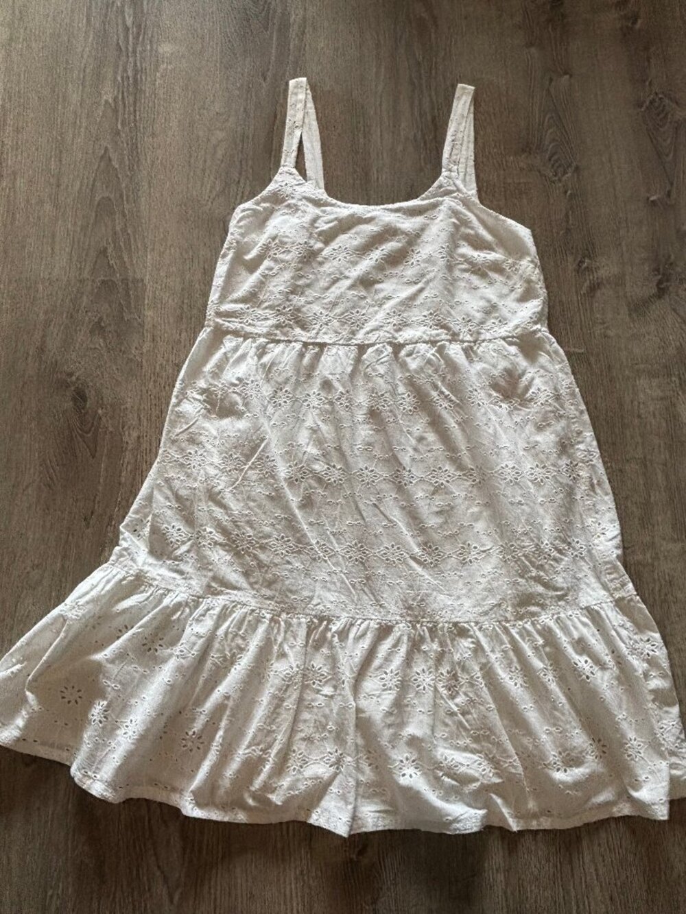 Lucky Brand white　Embroidered dress